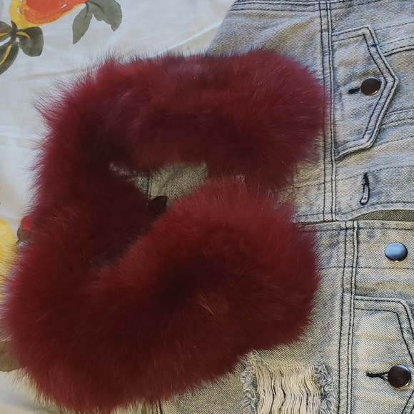 NWT Saks Fith Avenue Jean Jacket - Picture 2 of 6